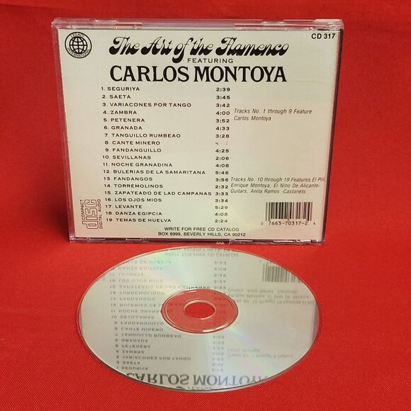 The Art of the Flamenco Carlos Montoya CD 1994 - Picture 8 of 8
